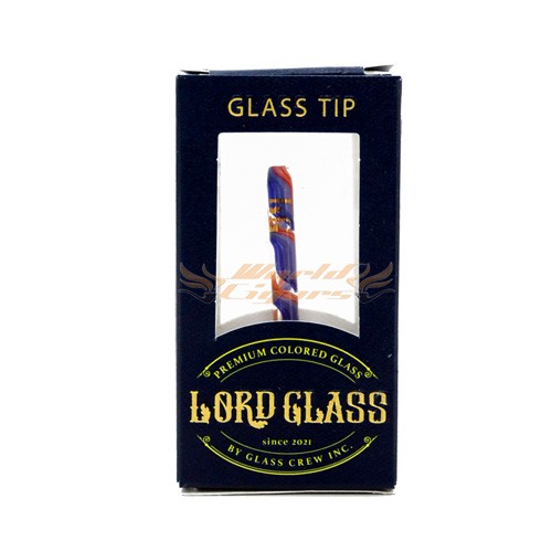 Piteira Premium Lord Glass Multi Waves - Roxa e Vermelha