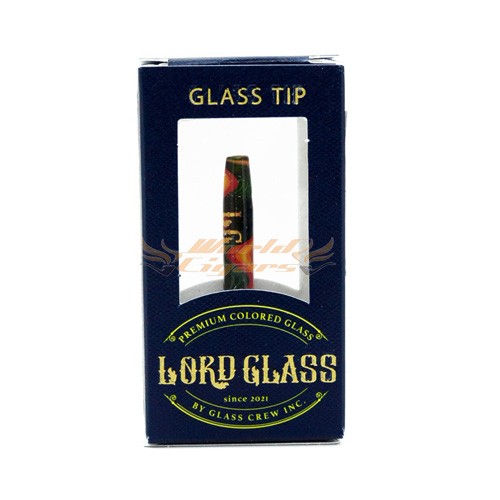 Piteira Premium Lord Glass Wig Wag - Verde Vermelha e Amarela