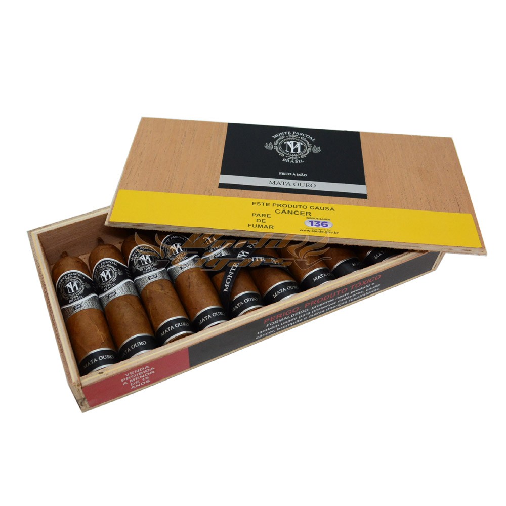 Monte Pascoal Mata Ouro 460 Cx C/10 | World Cigars Tabacaria e