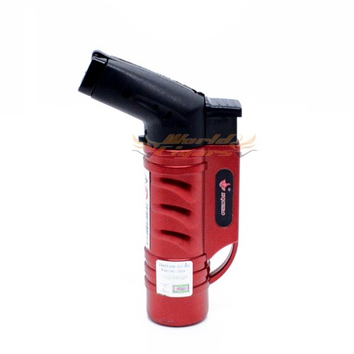 Isqueiro Ma�arico 1 Chama - Vermelho Met�lico