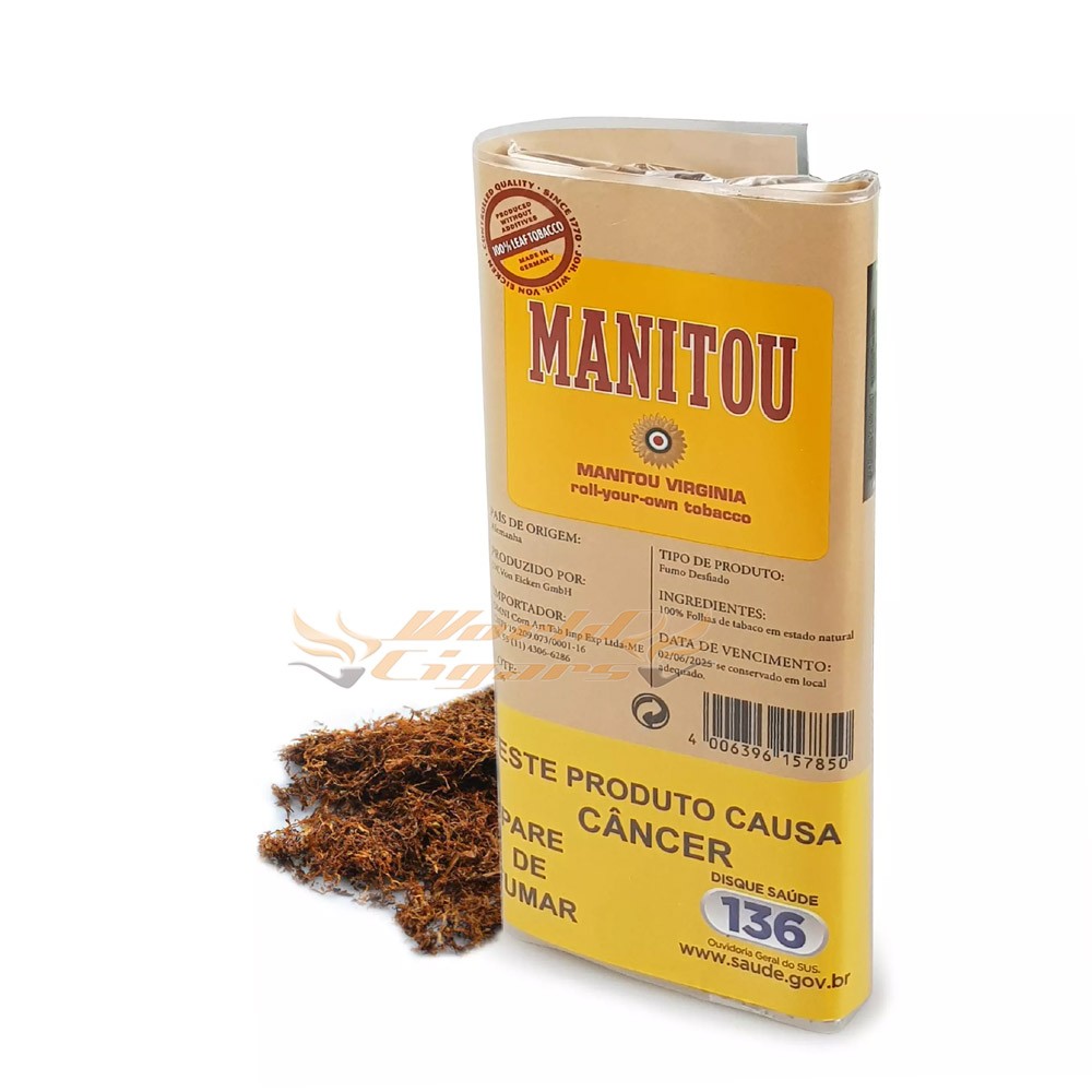 manitou gold tobacco P/Enrolar Manitou Virginia Gold 40g