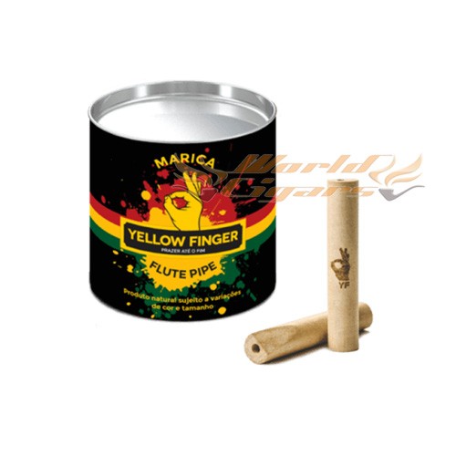 Piteira de Madeira Yellow Finger Marica c/30