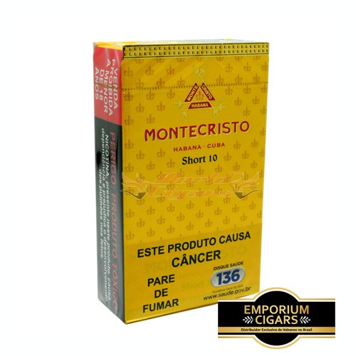 Montecristo Shorts  - Caixa C/10 Un
