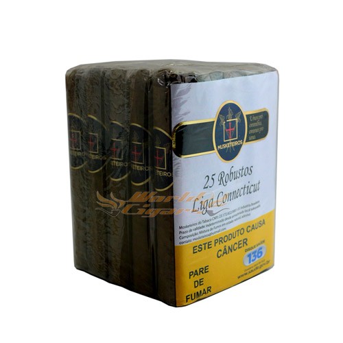 Musketeiros Liga Connecticut Robusto - Maço C/25