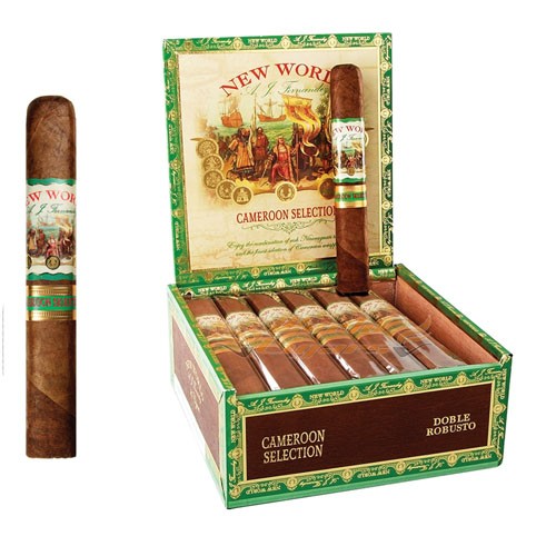 A J Fernandez New World Cameroon Double Robusto Cx C/20