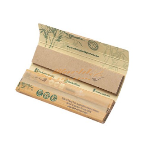 Papel P/Cigarro OCB King Size Slim Bamboo + Filters Un