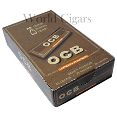 Papel P/Cigarro OCB 1� Unbleached Caixa C/25