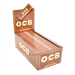 Papel P/Cigarro OCB N�8 Unbleached Cx. C/50