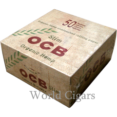 Papel P/Cigarro OCB King Size Organic Hemp Slim Cx C/50