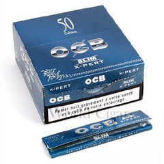 Papel P/Cigarro OCB King Size X-Pert Slim Fit Blue Cx C/50