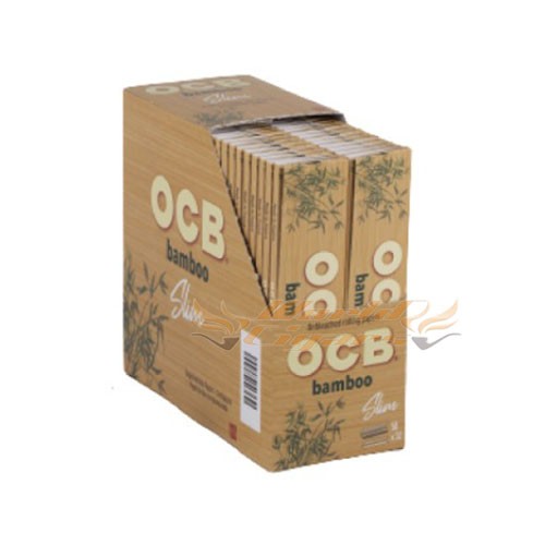 Papel P/Cigarro OCB King Size Slim Bamboo Caixa C/50
