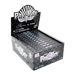 Papel P/Cigarro Pay-Pay Magnetic King Size+Tips Cx C/24