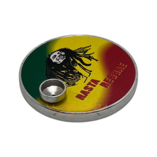 Pipe de Alum�nio Redondo - Bob Rasta Reggae