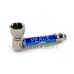 Pipe de Metal e Acr�lico Pequeno - Peace