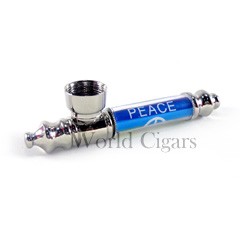 Pipe de Metal e Acr�lico Pequeno - Peace