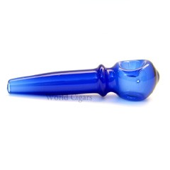 Pipe de Vidro Reto - Azul