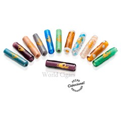 Piteira de Murano Yellow Finger - Unidade