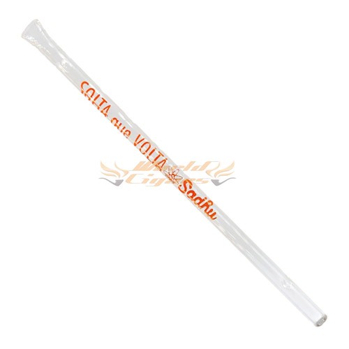 Piteira de Vidro Sadhu Extra Longa 15cm
