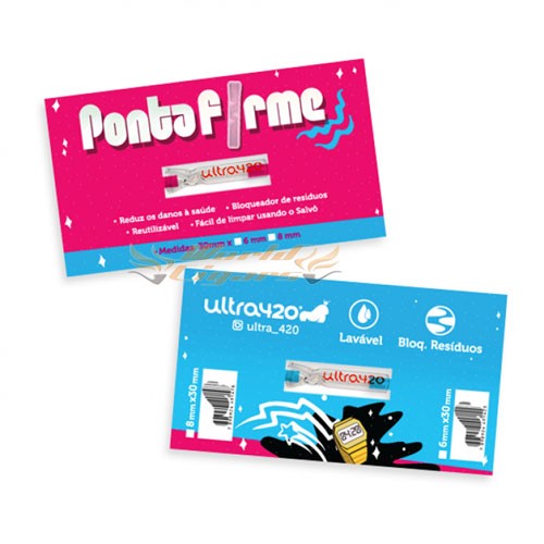 Piteira de Vidro Ultra 420 Ponta Firme Unidade