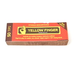 Piteira P/Cigarro Yellow Finger Big Brown un.
