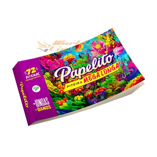 Piteira Papelito Mega Longa Dupla 2x1 Unidade