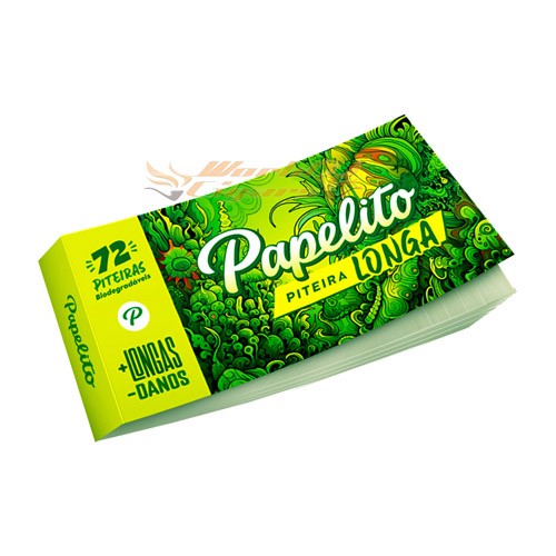 Piteira Papelito Longa Dupla 2x1 Unidade