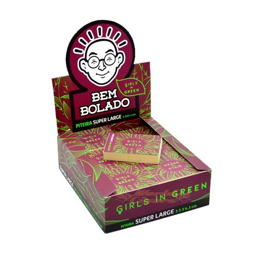 Piteira P/Cigarro Bem Bolado Girls in Green Super-Large Roxa Cx C/24