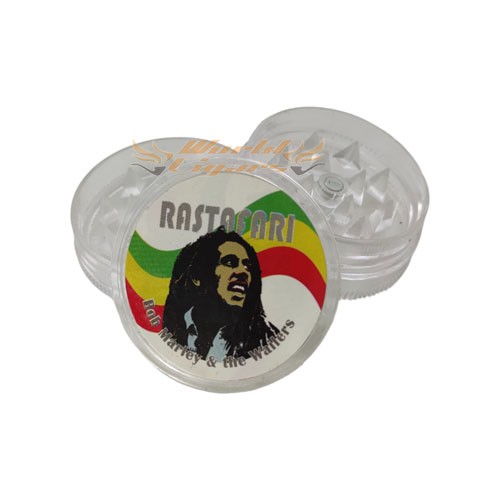 Triturador de Fumo Acrílico Pequeno - Bob Rastafari
