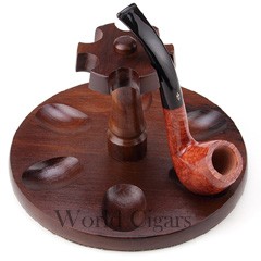 Porta Cachimbo em Madeira Redondo para 6 Unidades