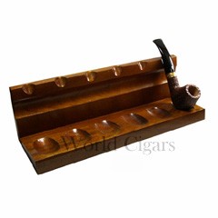 Porta Cachimbo em Madeira para 6 Unidades