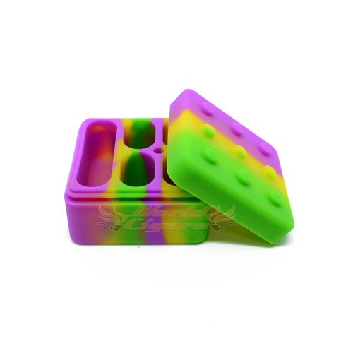 Potinho de Silicone Quadrado - Escolha a Cor
