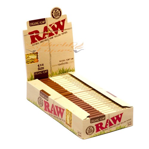 Papel P/ Cigarro RAW 1¼ Organic Cx. C/24