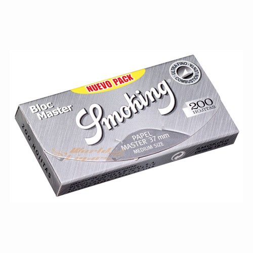 Papel P/Cigarro Smoking Bloc Master 200 Un