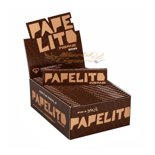 Papel Papelito Insane Brown King Size Cx. C/50
