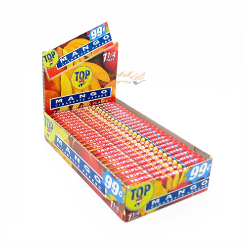Papeis P/Cigarro Top Mango Cx C/24