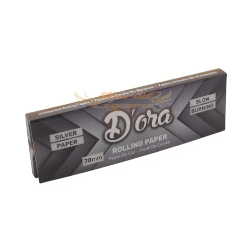 Papel P/ Cigarro D'Ora Single Wide Silver Unidade