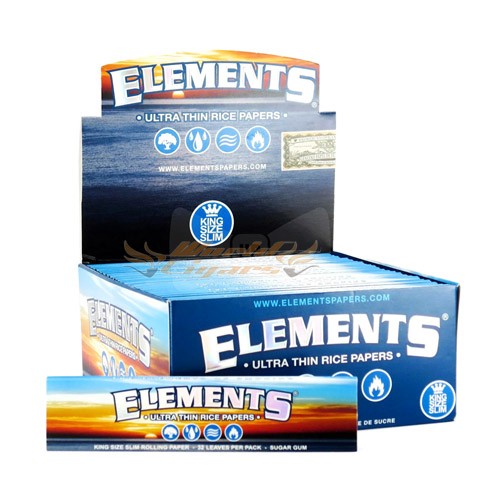 Papel Elements King Size Caixa C/50