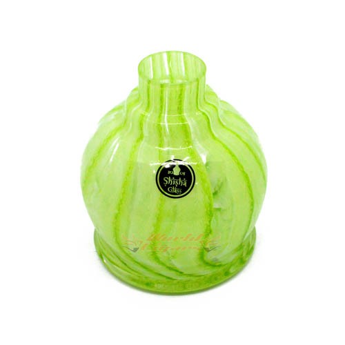 Base de Vidro P/Narguil� � Shisha Glass Jumbinho - Verde Claro