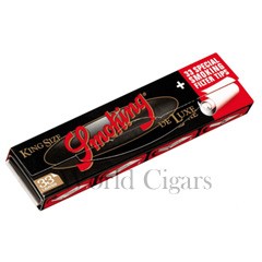 Papel P/Cigarro Smoking King Size De Luxe + Filter Un