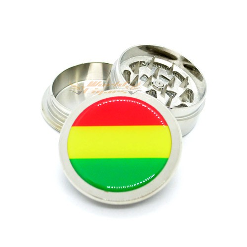 Triturador De Fumo Em Metal Handmuller - Rasta