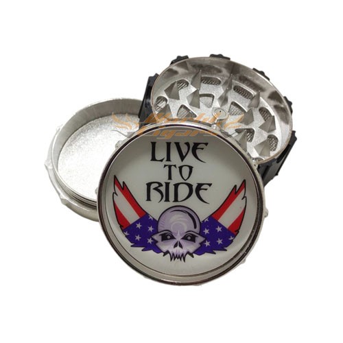 Triturador De Fumo Em Metal Drum Set - Live To Ride
