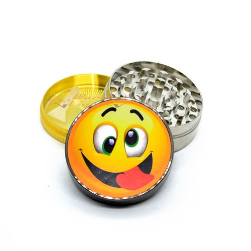Triturador de Fumo Grande Estampas - Smile