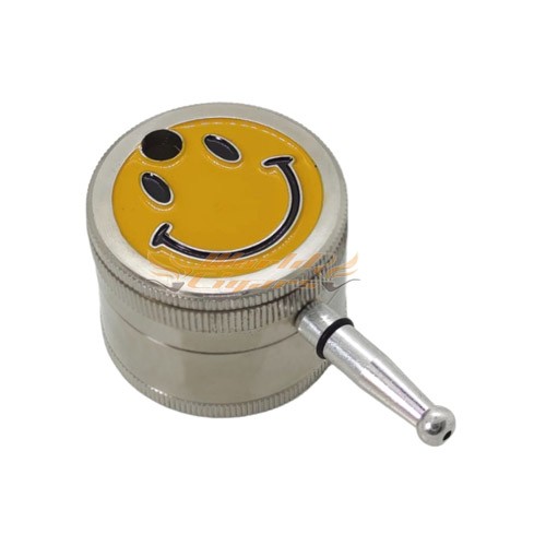 Triturador e Pipe em Metal - Smile