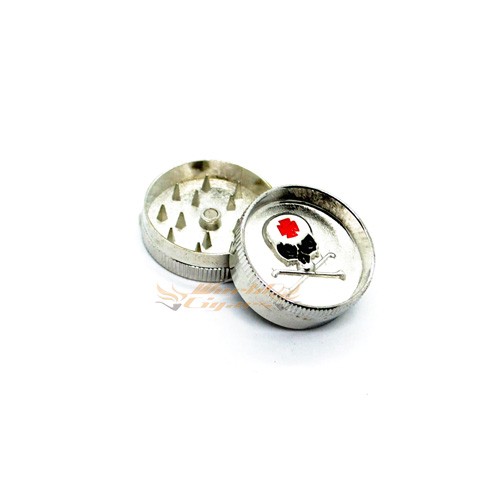 Triturador De Fumo Metal Quality Mini - Caveira