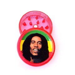 Triturador De Fumo Acrilico Quality Mini - Bob Vermelho
