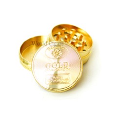 Triturador De Fumo Metal Gold Pequeno
