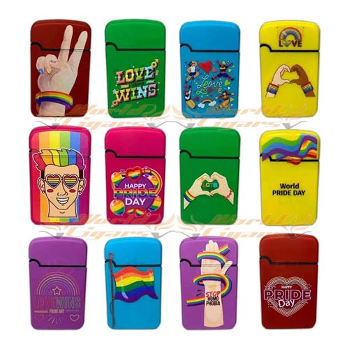 Isqueiro Ma�arico 1 Chama Zengaz Royal Jet ZL-12A Pride - Escolha a Cor