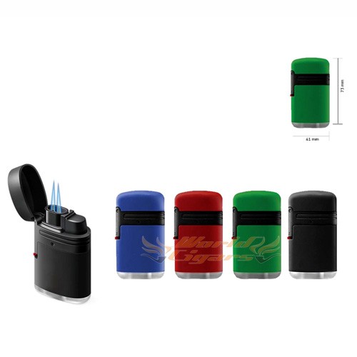Isqueiro Ma�arico 2 Chamas Zengaz ZL-2- Escolha a Cor