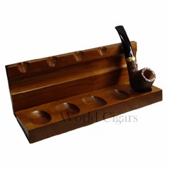 Porta Cachimbo em Madeira para 5 Unidades