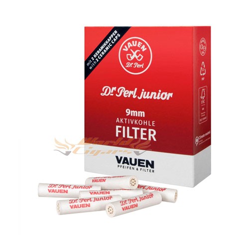 Filtro P/Cachimbo VAUEN Dr Perl 9mm Caixa C/40